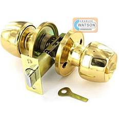 Securit Door Handle Knob Set Polished 1pcs