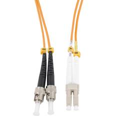 Cables CE ST Multimode Duplex Fibre Patch Leads - 1 OM2