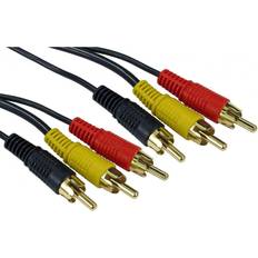 Cables Newlink 3 Male RCA to 3 Male RCA Cable 5m