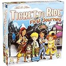 Days of Wonder Ticket to Ride First Journey Europe brädspel Åldrar 6 För 2 till 4 spelare Genomsnittlig speltid 15-30 minuter