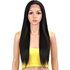 Synthetic lace front wigs for black women,Hair synthetic straight Fiber Blonde