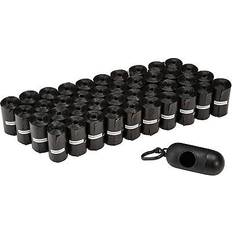 Amazon Basics Hundbajspåsar med dispenser koppelklämma, standard, oparfymerade, 600 stycken, 40