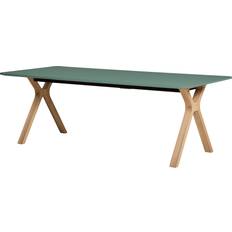 Gröna - Rektangulära Matbord Andersen Furniture Space Utdragbart Bord 220 x 95 cm Grön Matbord