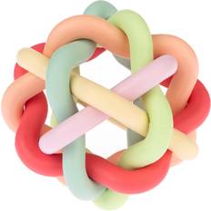 Rainbow Ball TPR Dog Toy 10.5 cm Diameter