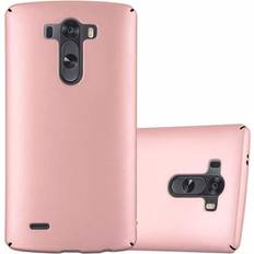 Oro Rosa Cover per cellulari Cadorabo METAL ROSE GOLD Hard Case for LG G3 case cover Pink