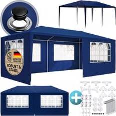 Gazebo Rimini Blue 6x3m Panels