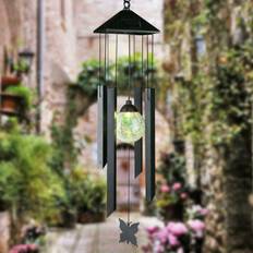 Gr8 Garden Garden Colour Changing Hanging Solar Wind Chime