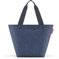 Blau Stofftaschen Reisenthel Shopper M Ferringbone Dunkelblau, Dunkelblau, Talla única, Lässig