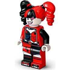 LEGO DC Super Heroes Harley Quinn Pigtails Pink Eye Shadow Minifigure from 76220