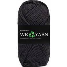 Black Yarn We Love Yarn We Love Yarn Recycled Cotton Black 17