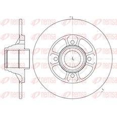 Metzger REMSA 6075.00 bromsskivor