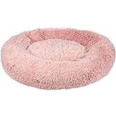 Beliani Faux Fur Pet Bed 80 Pink KULU