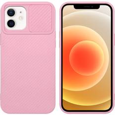 Apple iPhone 16 Mobile Phone Covers Cadorabo Bonbon Pink Case for Apple iPhone 12 Protective Cover made of flexible TPU Etui silicone and with protection