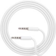 Andoer Jack Male to Male Aux Extension Audio Stereo Cable Cord - White