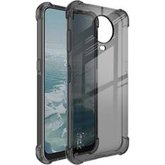 Imak Nokia G10 G20 Shock Resistant Case inkl. Beskyttelsesfilm Gennemsigtig Sort