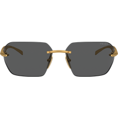 Prada Aviador - Hombre Gafas de sol Prada Hombre Sunglass PR A55S - Oro amarillo satinado