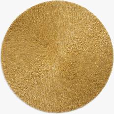 Gold Place Mats John Lewis Beaded Round Place Mat Gold