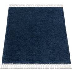 RUGSX berber square 9000 navy Fringe Berber Blue cm