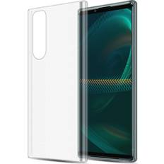 Handyzubehör Cadorabo TPU Ultra Slim AIR Hülle Sony Xperia 5 III Smartphone Hülle, Transparent