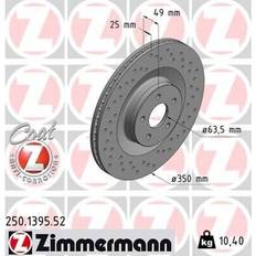 Bremseskiver 250.1395.52 350 25 5 5 108 Indvendigt Ventileret Hullet
