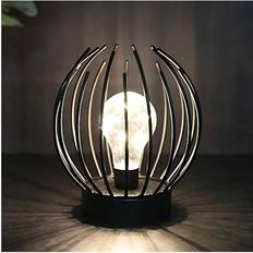 JHY DESIGN JHY Battery Powered, Edison Bulb-Metal Table Lamp