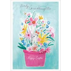 Easter Cards & Invitations Woodmansterne Lovely Granddaughter Bunch Of Joy Easter Greeting Card Cute Greetings Cards