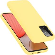 Samsung Galaxy A72 Mobile Phone Cases Cadorabo LIQUID BLUE Case for Samsung Galaxy A72 4G 5G Cover Protection TPU Silicone Gel Blue