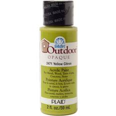 Plaid Citron Folkart 2oz Green