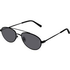 Outlet Sunglasses Metal Black Grey Pilot - Black/Grey