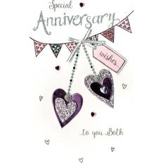 Anniversary Cards & Invitations Second Nature Special Anniversary Wishes Greeting Card Hand-Finished Champagne Range Cards