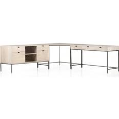 Joss & Main Galeria L-Shaped Wood/Metal Writing Desk