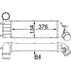 Mahle ORIGINAL CI 23 000S Intercooler Turbo Intercooler, Intercooler, II