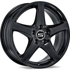 17" - 5/112 Car Rims MSW Alufelgen 78 6,5x17 et 46 5x112 gloss black Gloss black