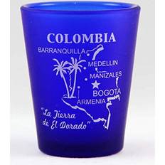 Blue Shot Glasses colombia cobalt blue Shot Glass