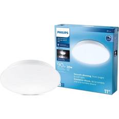 Philips Ceiling Flush Lights Philips LED 90-Watt 11 Slim Frosted Ceiling Flush Light