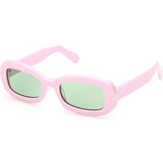GCDS GD0027 72N Sunglasses - Acetate Pink/Green