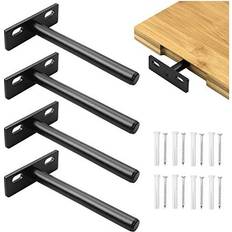 4 Pcs Floating Brackets Wall Shelf