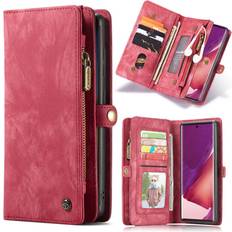 Samsung Galaxy Note 20 Ultra Plånboksfodral CaseMe Detachable 2-in-1 Zipper Wallet Case for Galaxy Note 20 Ultra