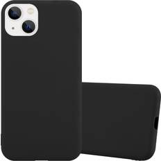 Cadorabo CANDY BLACK Case for Apple iPhone 14 Cover Protection TPU Silicone Gel Back Case Black