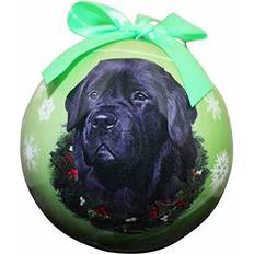 Black Christmas Tree Ornaments E&S Pets "Newfoundland Shatter Proof Ball Christmas Tree Ornament