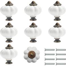 Bronze Ceramic Knob with Pumpkin Shaped Screws Knob