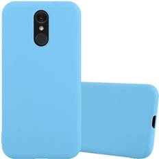 Cadorabo CANDY BLAU, LG Q7 Case for LG Q7 Q7a Q7 Cover Protection TPU Silicone Gel Back case Blue