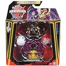 Bakugan Starter 3-Pack, Special Attack Nillious, Titanium Dragonoid, Bruiser, Customisable Spinning Action Figures and Trading Cards, Kids’ Toys for Boys and Girls 6 and up