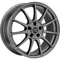 18" - 5/112 Car Rims MSW 85 Alloy Wheels In Matt Graphite Set Of 4 - 18x8 Inch ET42 5x112 PCD, Graphite