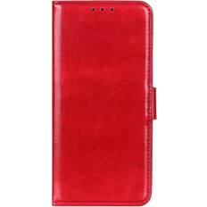 MTP Products iPhone 15 Pung med Magnetisk Lukning Rød