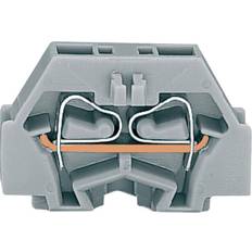 Wago 260-321 2 Conductor Terminal Block Grey AWG28-16