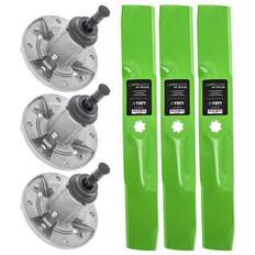 Garden Power Tool Accessories 8TEN Deck Spindle Blade Kit Combo