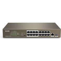 Switches Tenda IP-Com 16-Port FE F1118P-16-150W 99W 16x