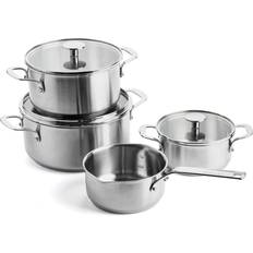 KitchenAid Töpfe & Pfannen KitchenAid Stainless Steel Set of 4 mit Klappe