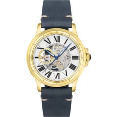 Thomas Earnshaw Watches Thomas Earnshaw Skeleton Blue Leather